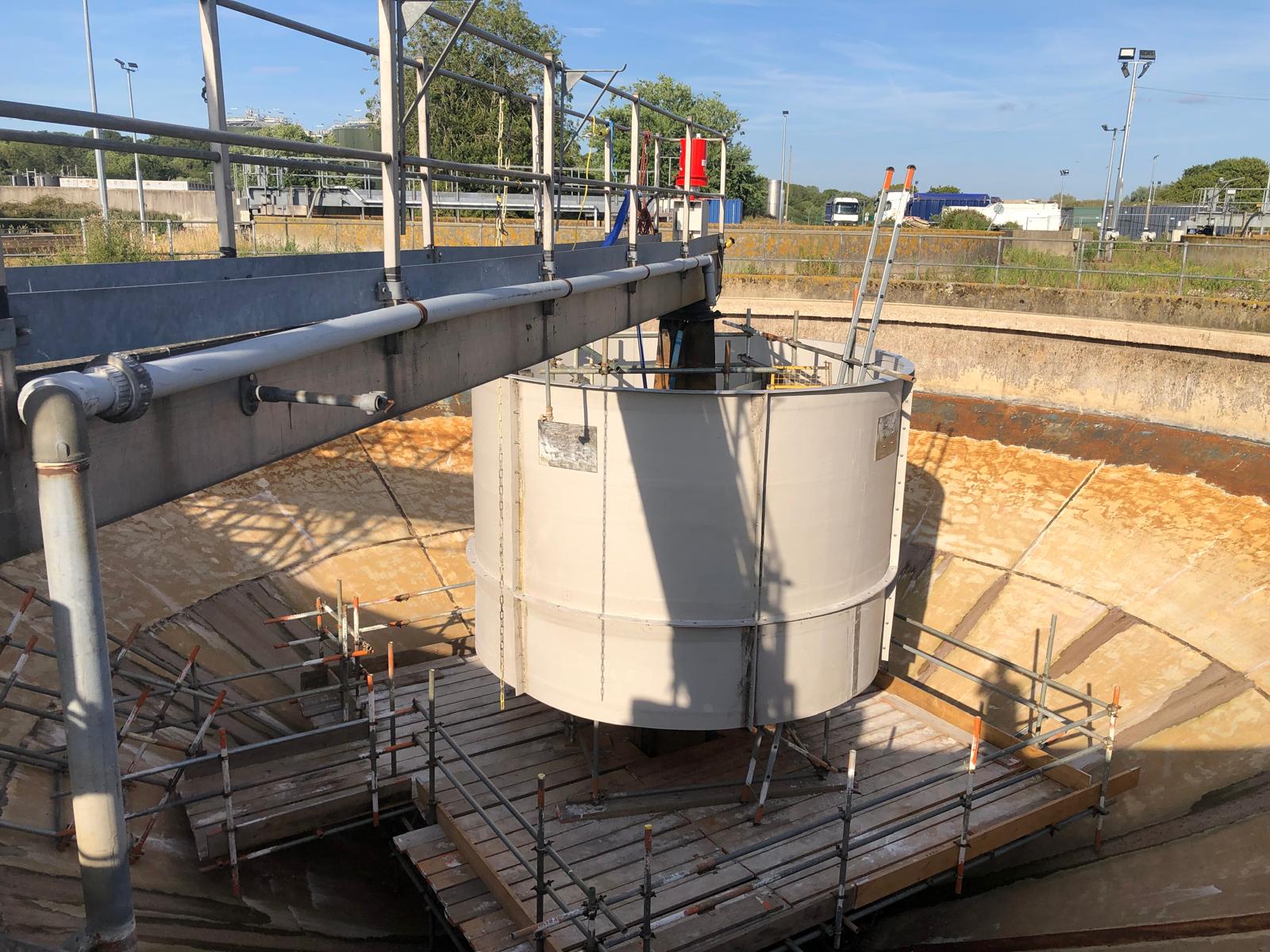 FST bearing repair and overhaul at wastewater treatment plant